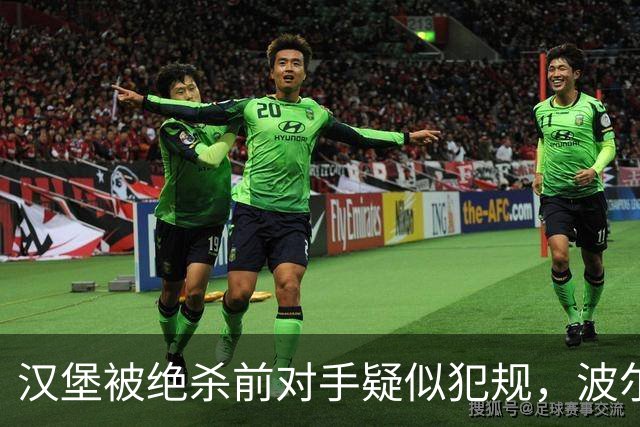 汉堡被绝杀前对手疑似犯规，波尔津质疑裁判尺度